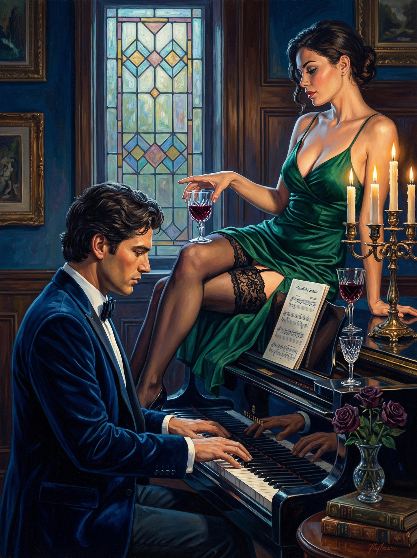 The Last Waltz (100 Color Diamond Painting) Diamond Painting kit