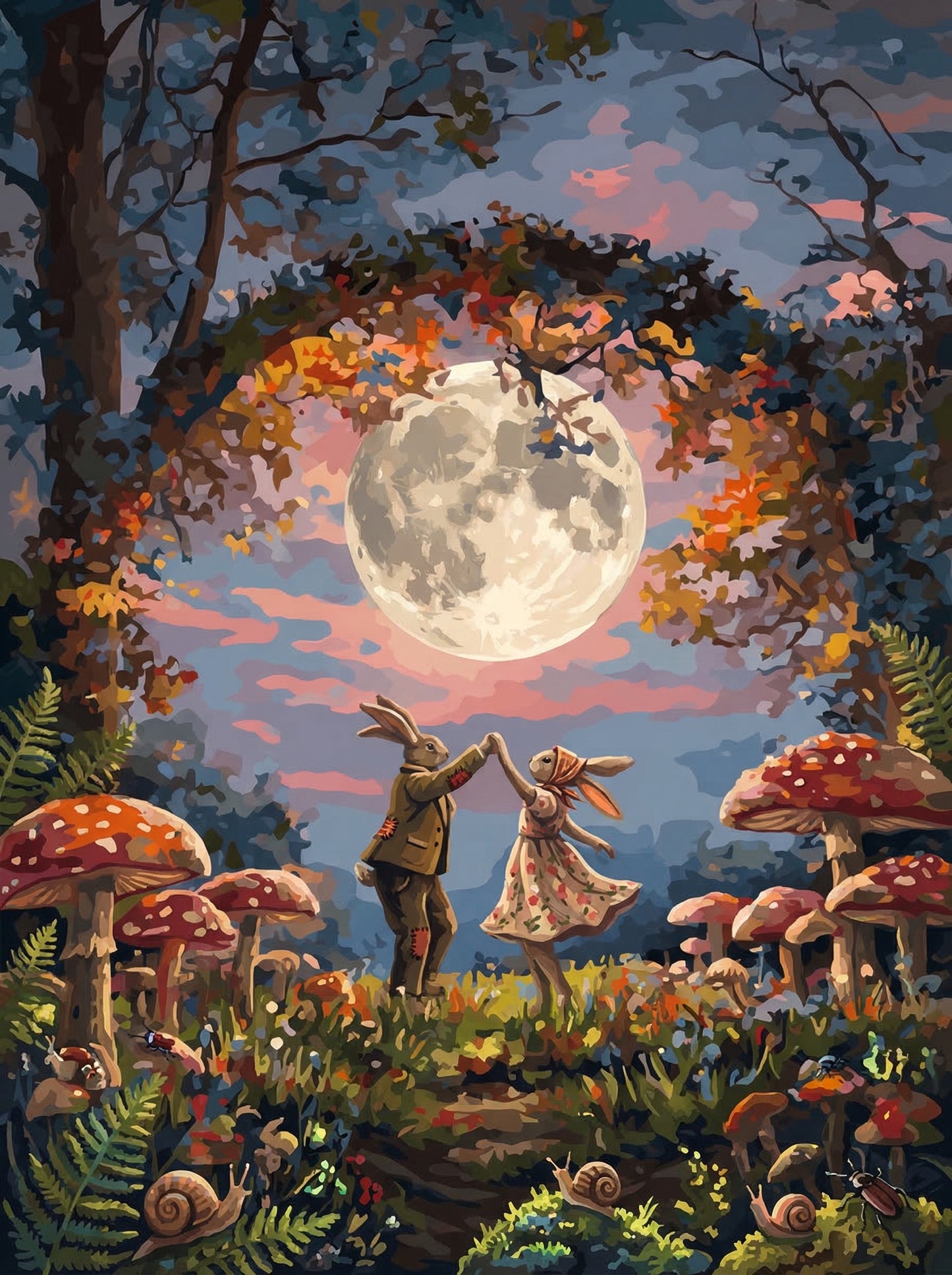 Magical Moonlight Dance (Diamond Painting) Diamond Painting kit