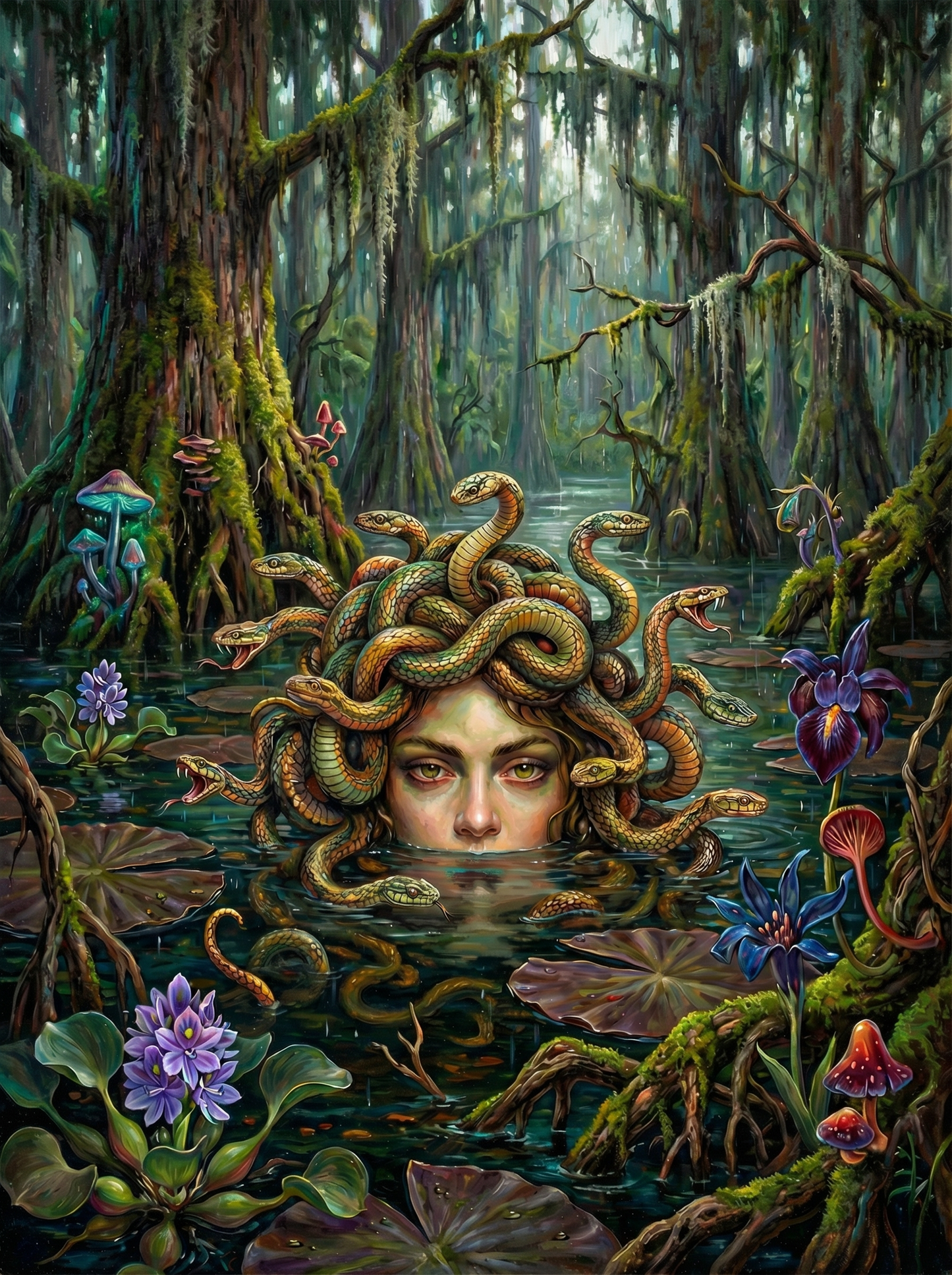 The Patience of Medusa (100 Color Diamond Painting) Diamond Painting kit
