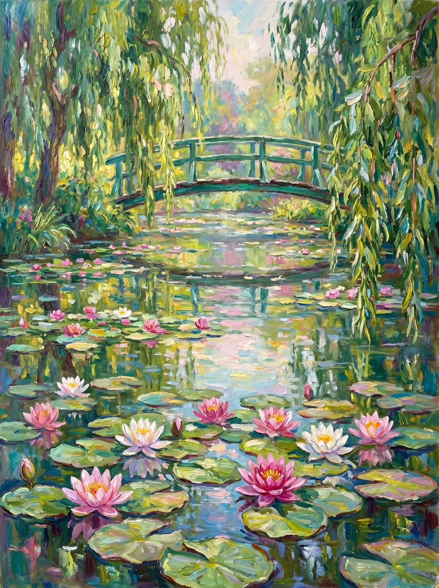Monet Waterlilies Homage (Diamond Painting)