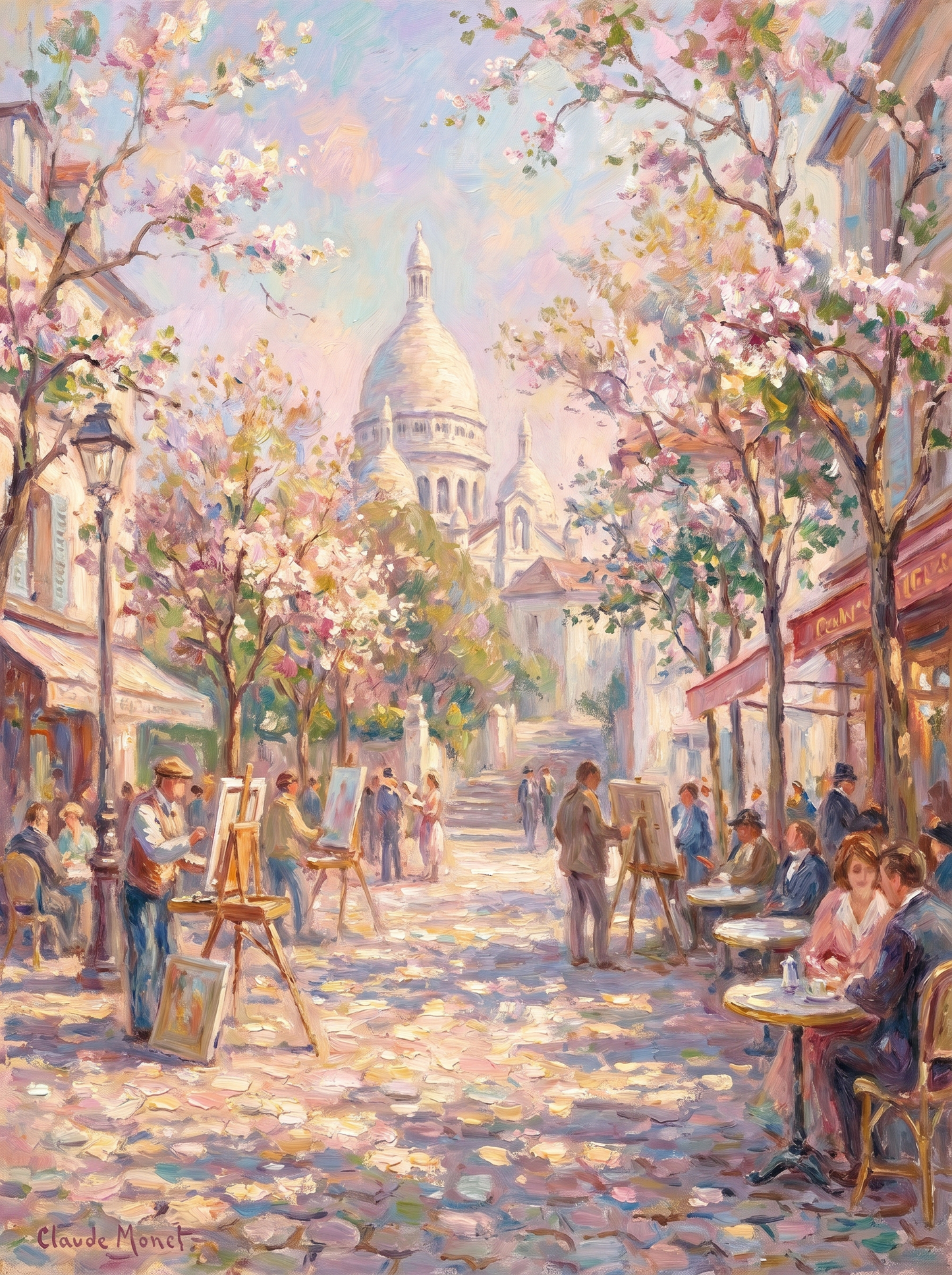 Montmartre Sacre Coeur (150 Color Diamond Painting)