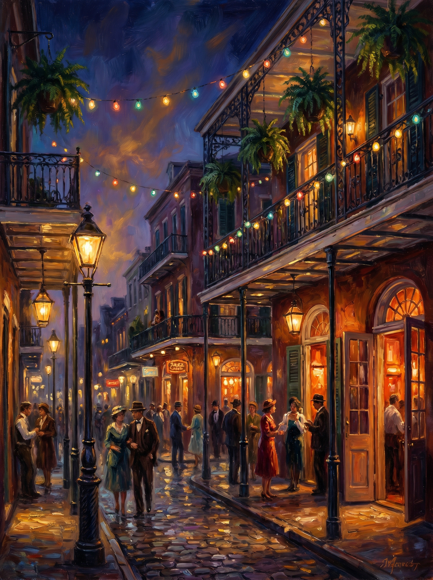 New Orleans French Quarter (150 Color Diamond Painting)