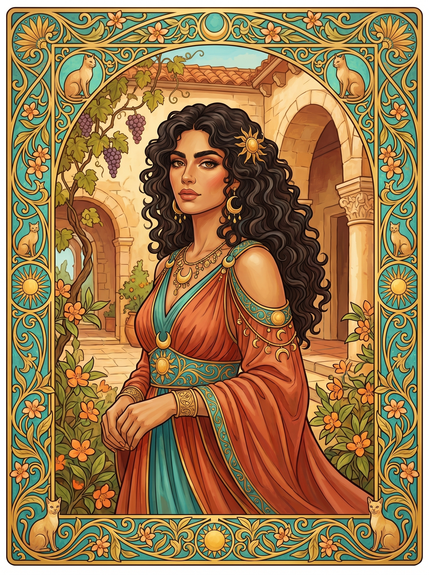 Orange Blossom Cat Maiden 2 (80 Colors)