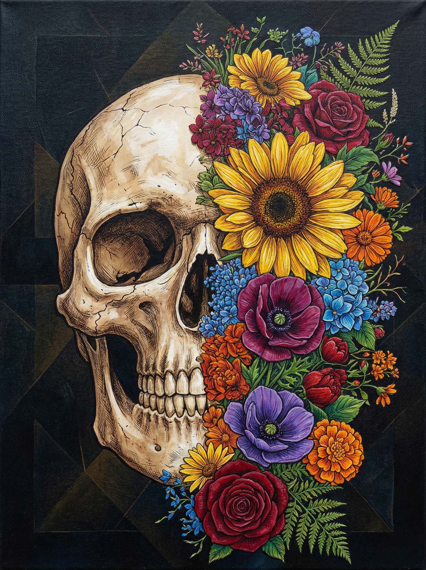 Bloom Beyond the Bone (Diamond Painting) Diamond Painting kit