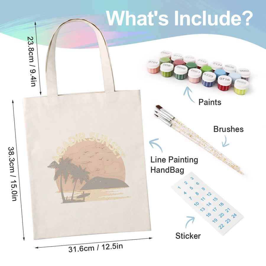 Tote bag kit contents