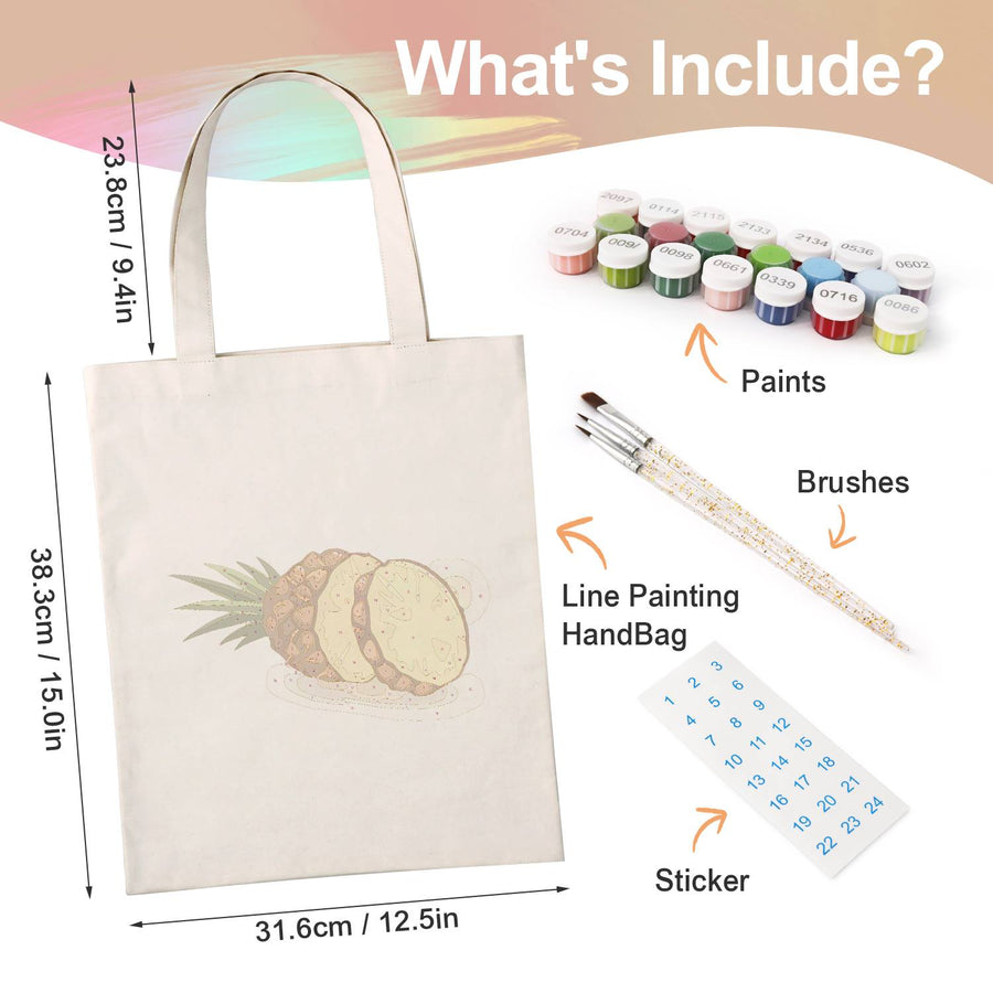 Tote bag kit contents