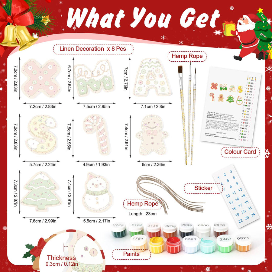 Ornament kit contents