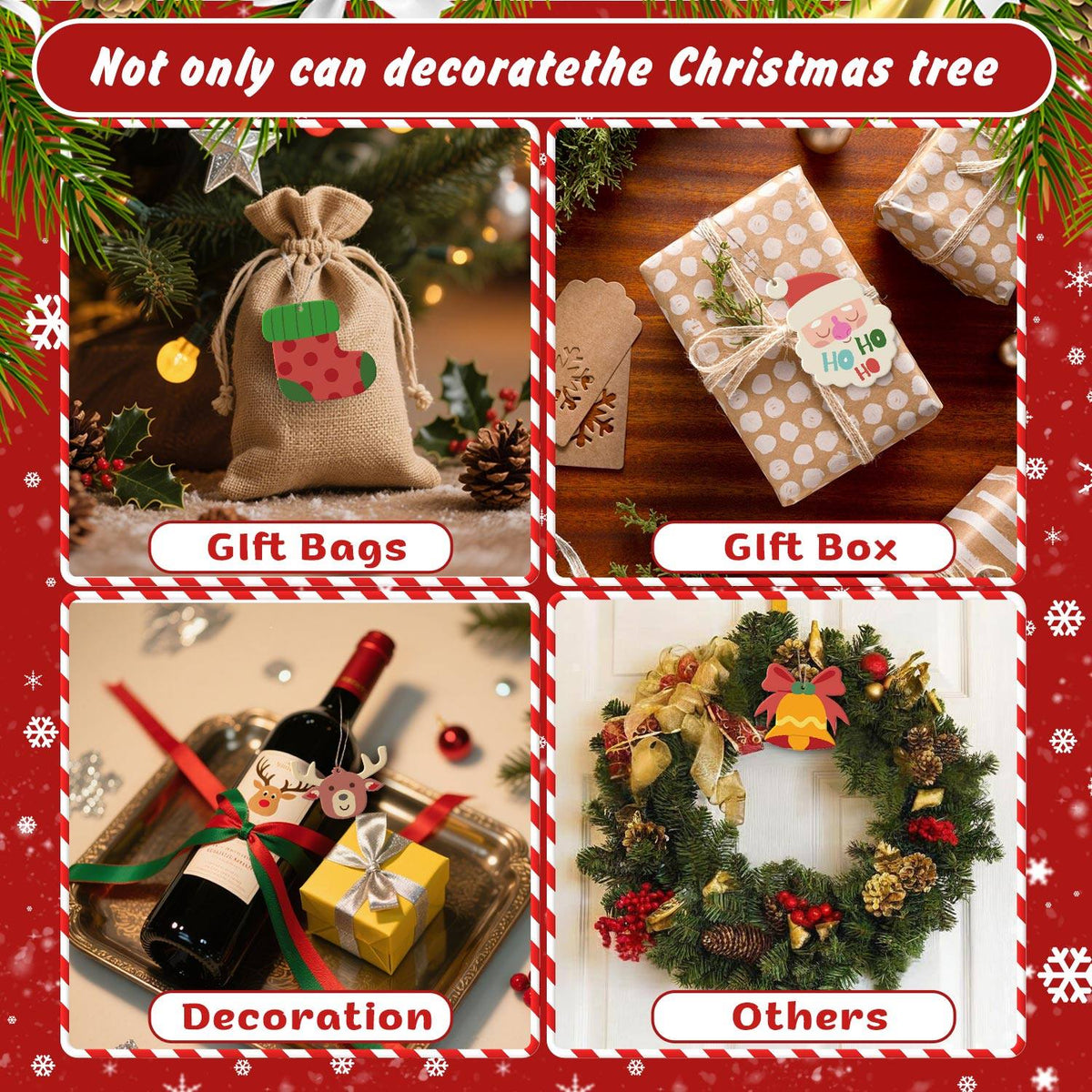Penguin and Christmas Pudding ornament set – image 12