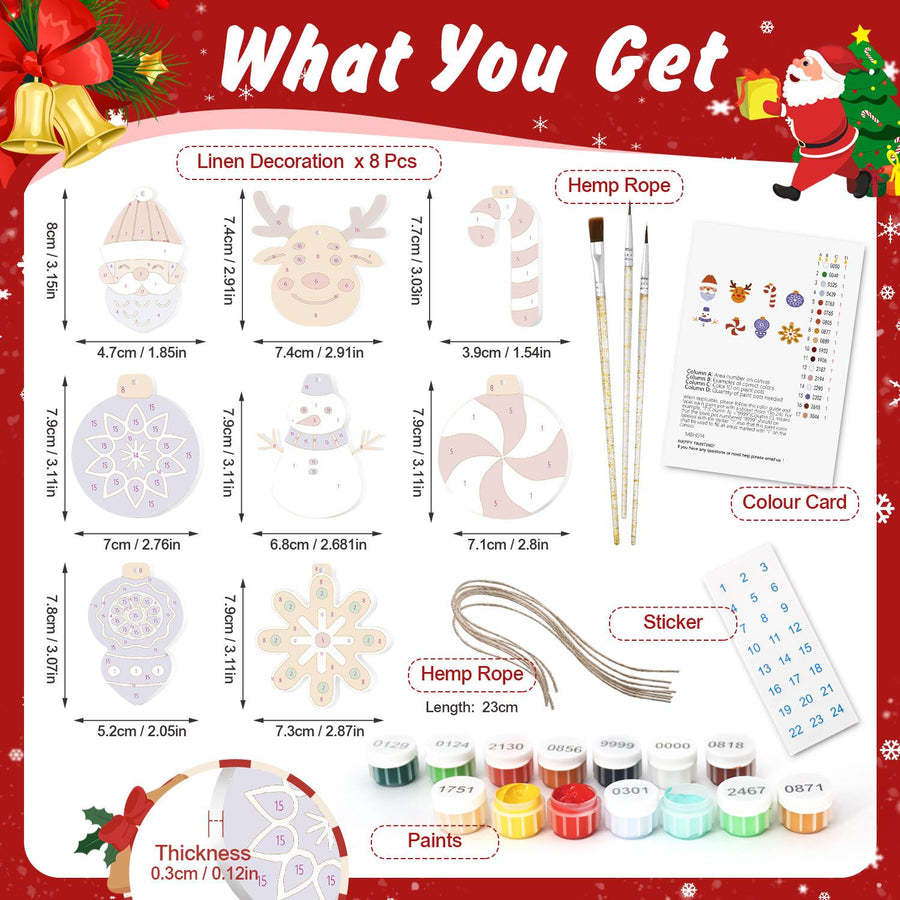 Ornament kit contents