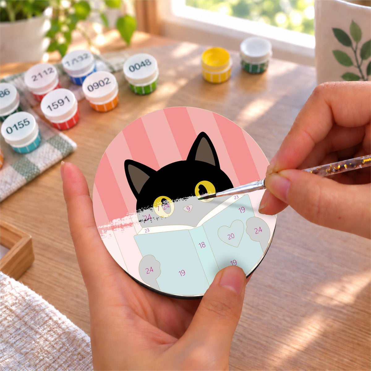 Mystical Black Cats (Fridge Magnets)