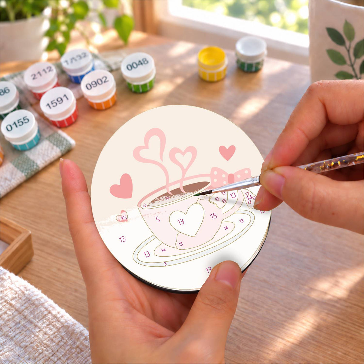 Pink Bows and Tea (Fridge Magnets)