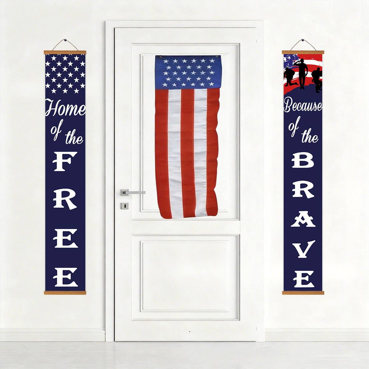 American Flag Freedom (Paint by Numbers Door Banners)