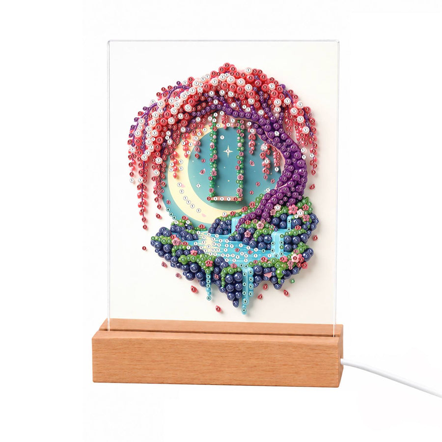 Light-up pearl painting kit contents