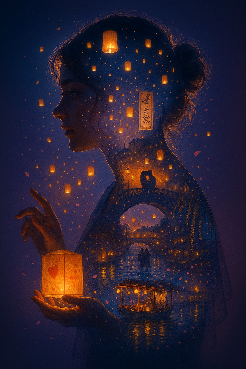 Lanterns of the Heart (Diamond Painting) Diamond Painting kit
