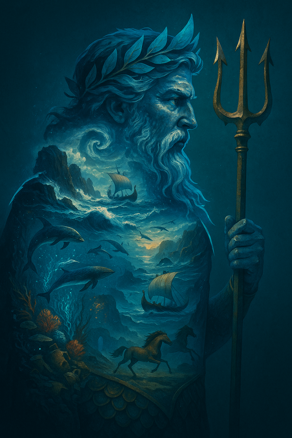 The Trident and the Tide (Diamond Painting) Diamond Painting kit