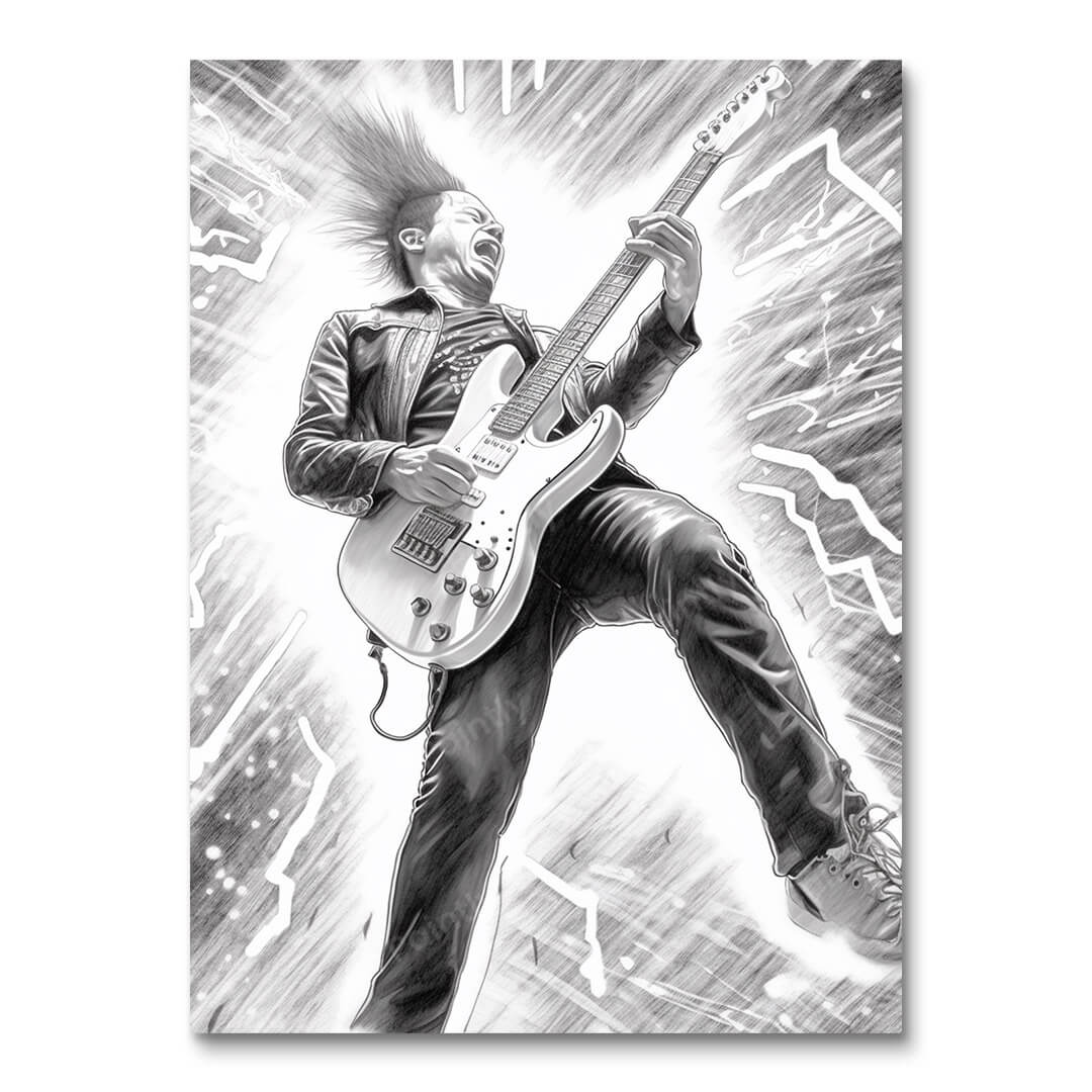 Guitar Hero (Diamond Painting) Diamond Painting kit