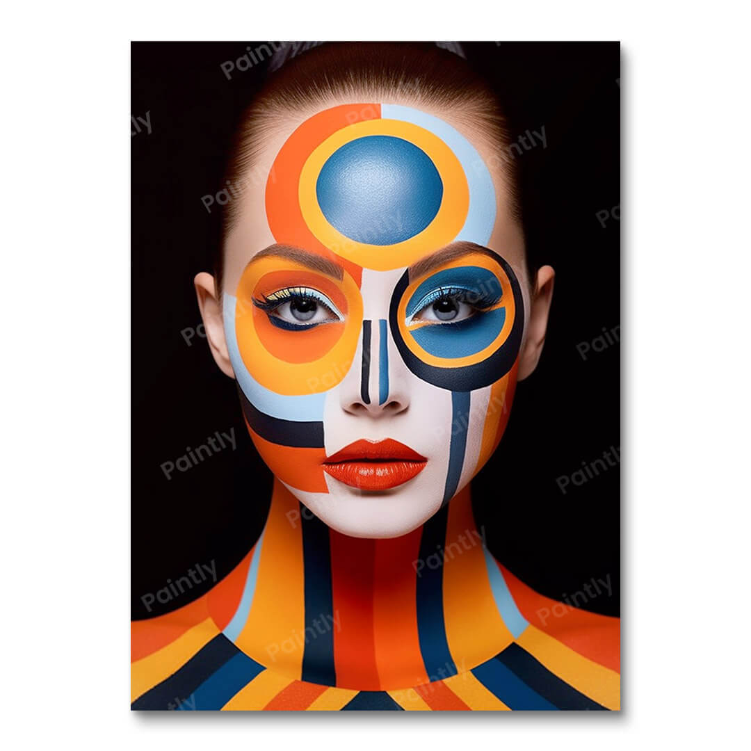 Masked Abstract Face (Diamond Painting) Diamond Painting kit