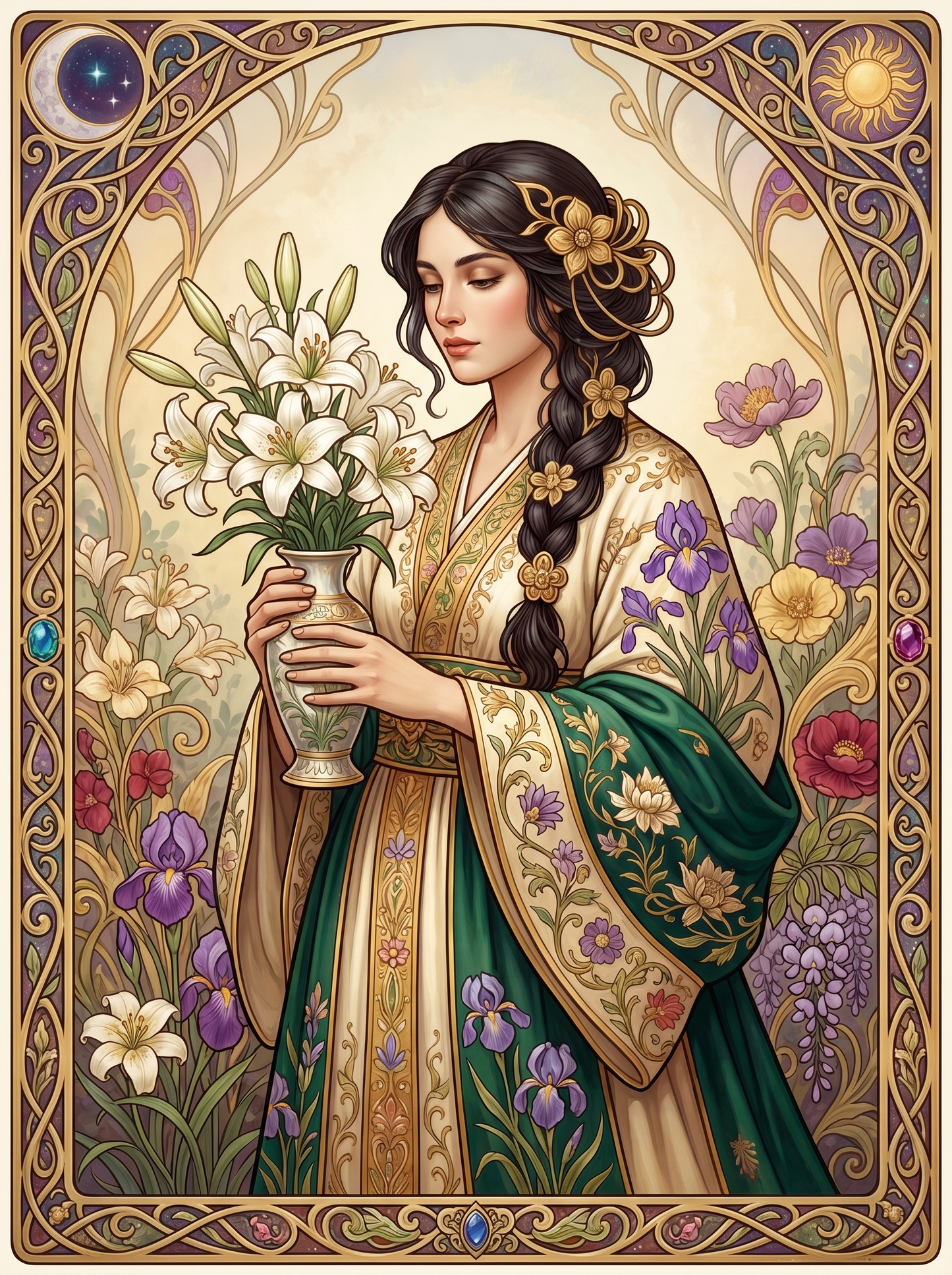 White Lily Maiden (80 Colors)