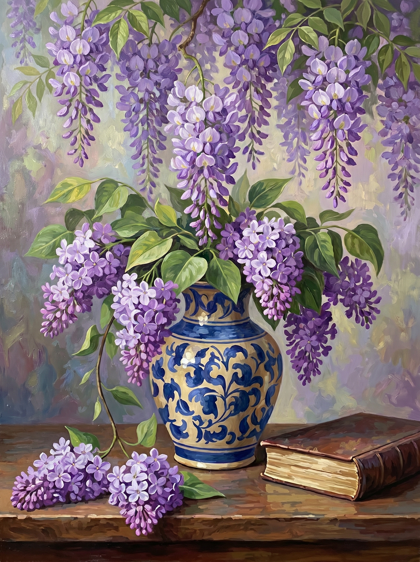 Wisteria Reverie (Diamond Painting)