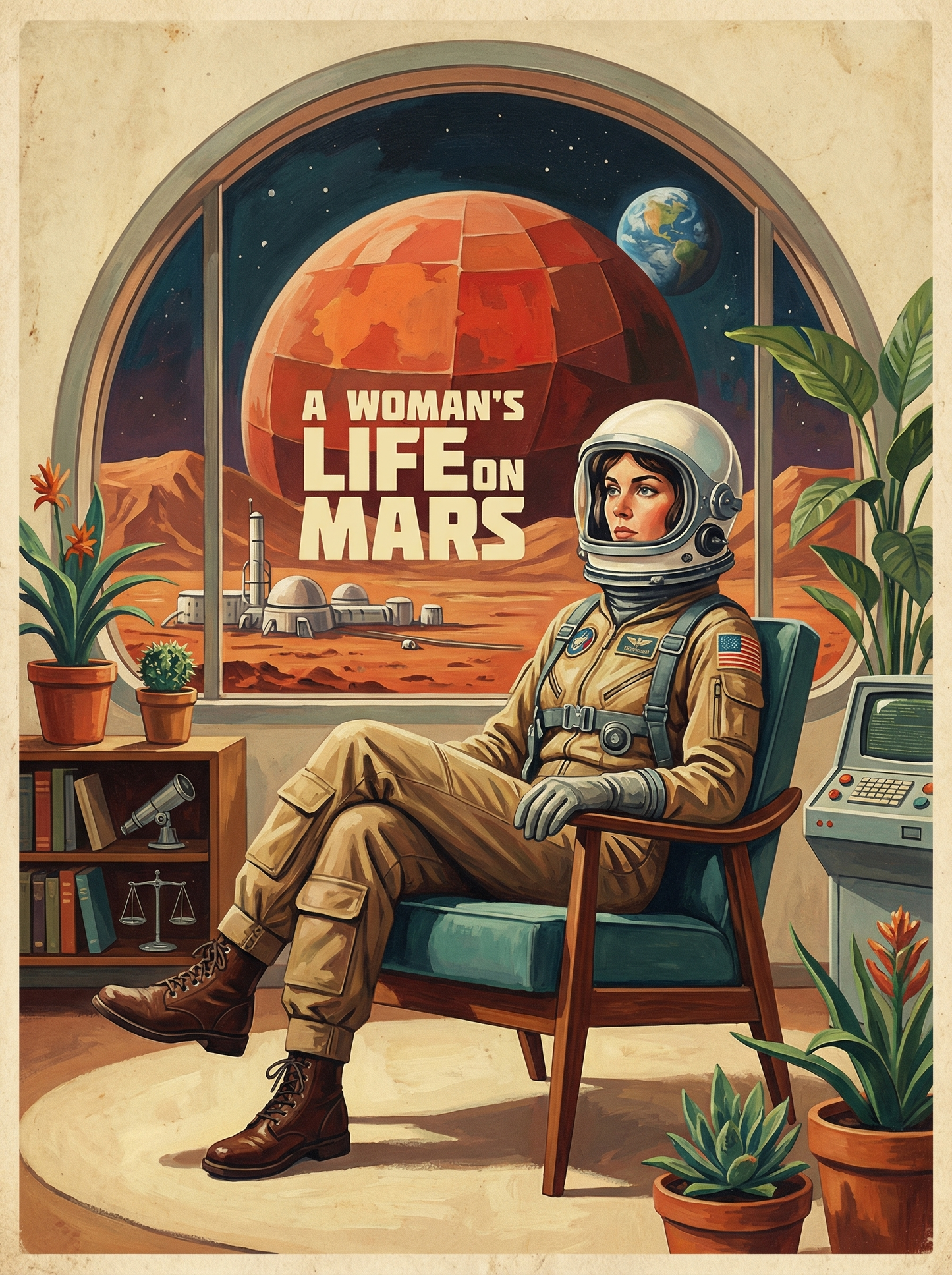 Womans Life On Mars (Diamond Painting) Diamond Painting kit