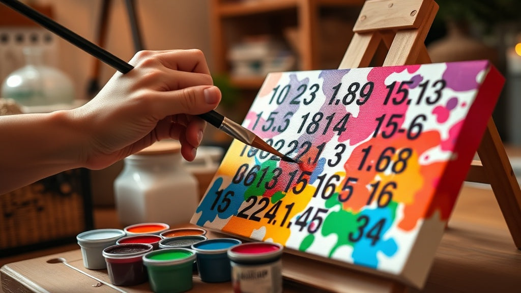 acrylic paint by numbers guide