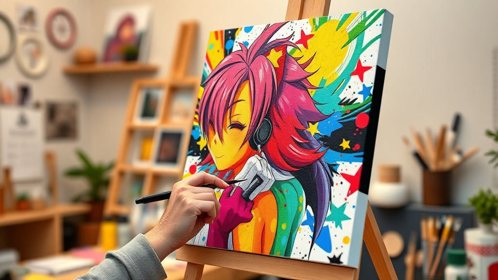 anime paint by numbers guide