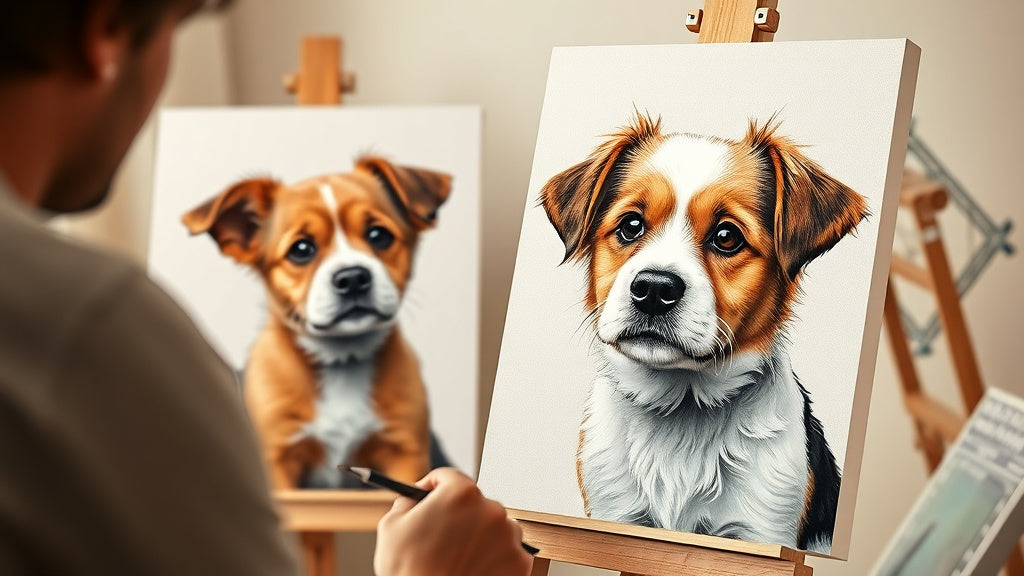 custom pet paint by numbers