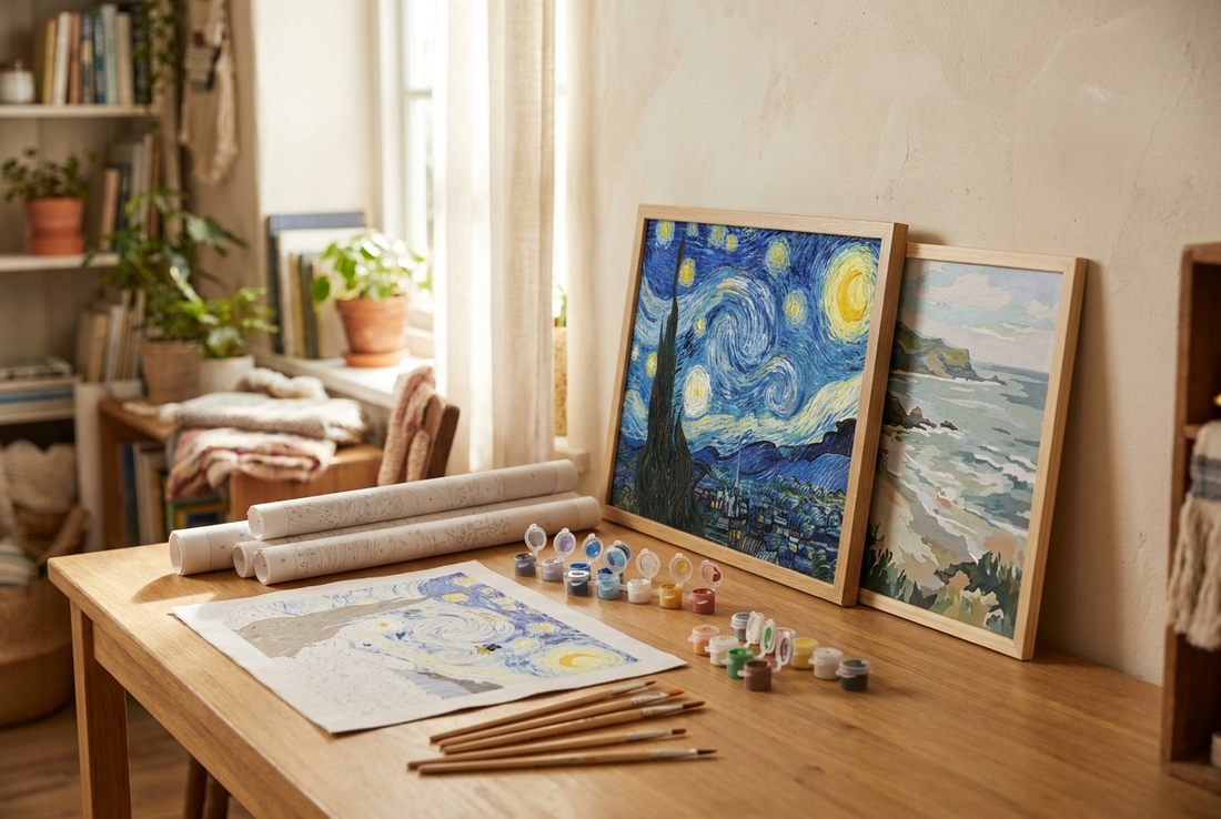 Best paint by numbers kits 2026: framed finished paintings with kit supplies
