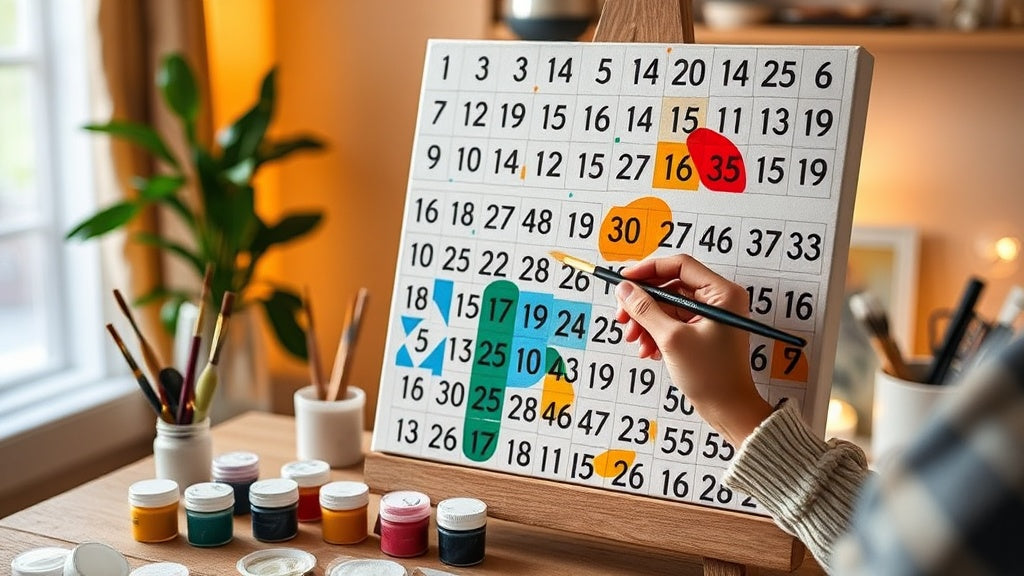 how to paint by numbers