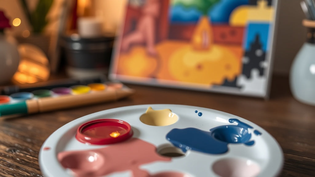 paint by numbers colour mixing tips
