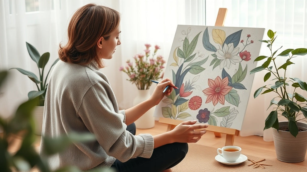 paint by numbers meditation mindfulness