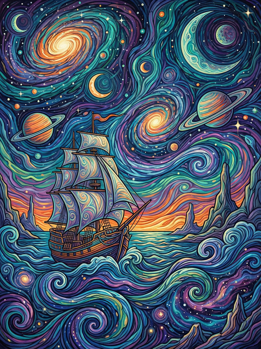 Ships (Diamond Painting)