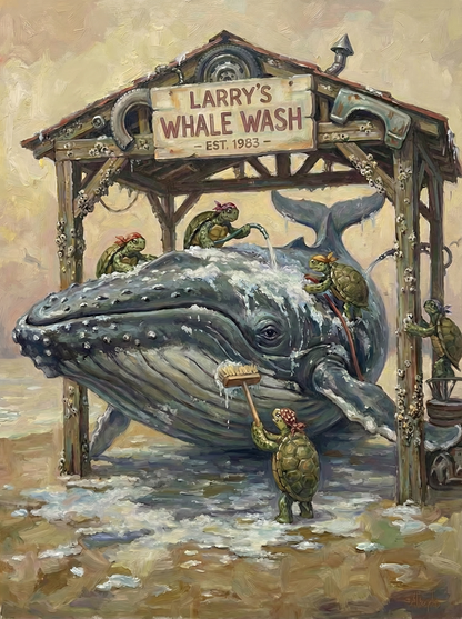 Whale Wash Crew (Diamond Painting) Diamond Painting kit