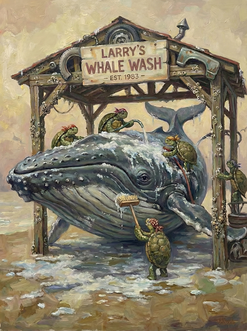 Whale Wash Crew (Diamond Painting) Diamond Painting kit