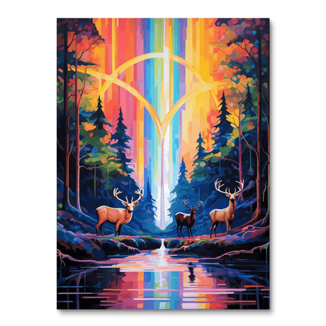 Deer in the Forrest IV (Diamond Painting) Diamond Painting kit