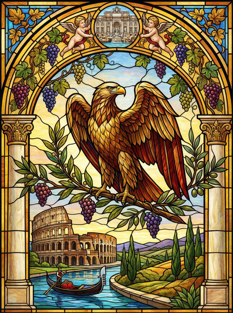 Roman Eagle Majesty (Diamond Painting) Diamond Painting kit