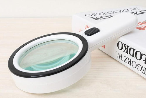 Handheld Magnifying Glass LED Lights