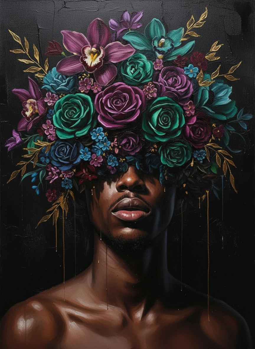 Bloomed Thoughts (Board Canvas)