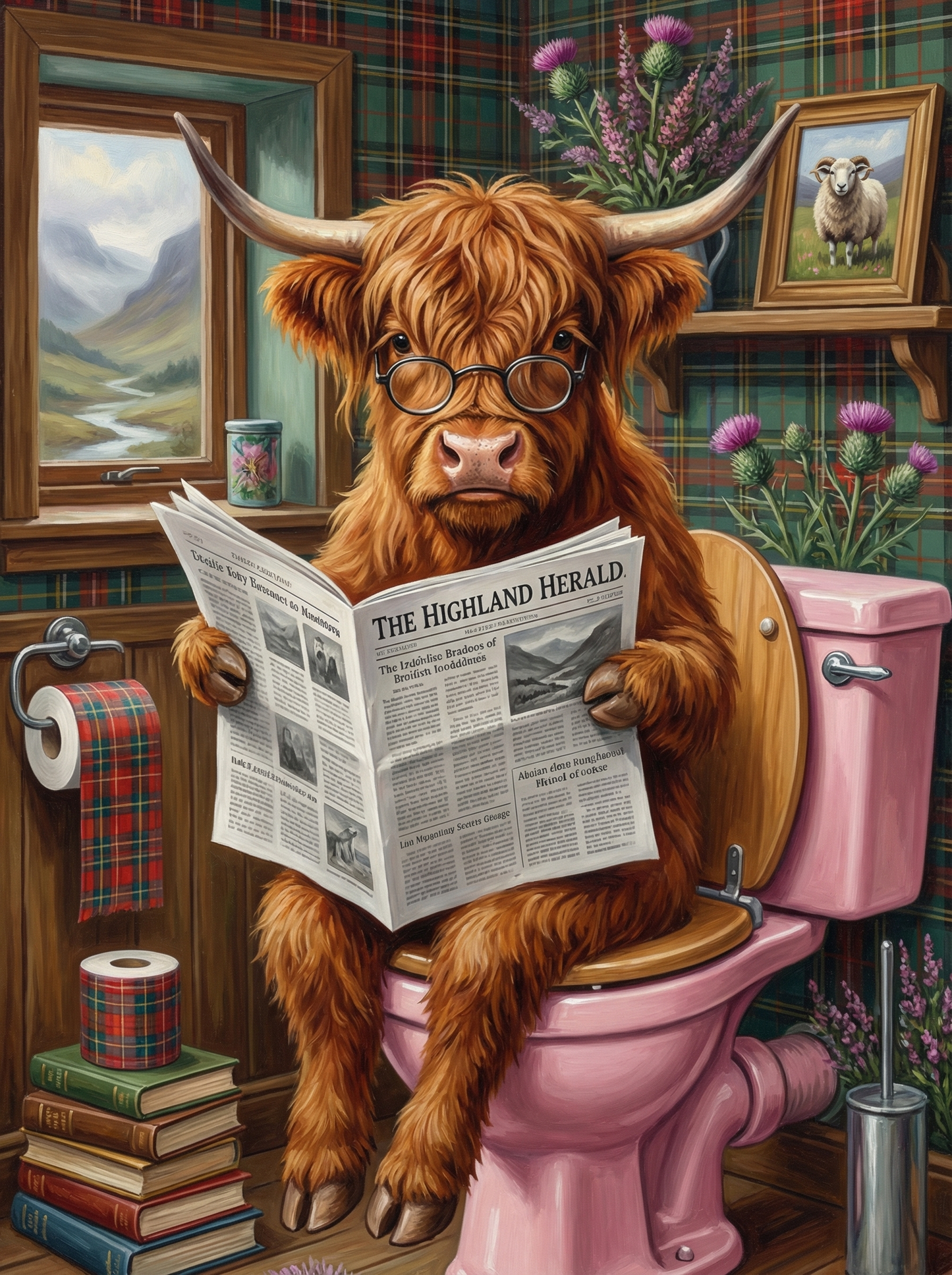 Highland Tartan Break (Diamond Painting)