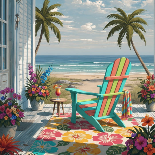 Summer Porch Bliss (Board Canvas)