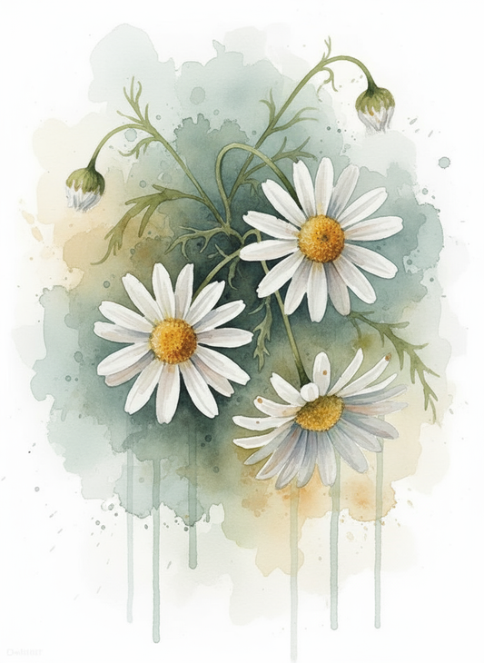 Whisper of Daisies (Board Canvas)