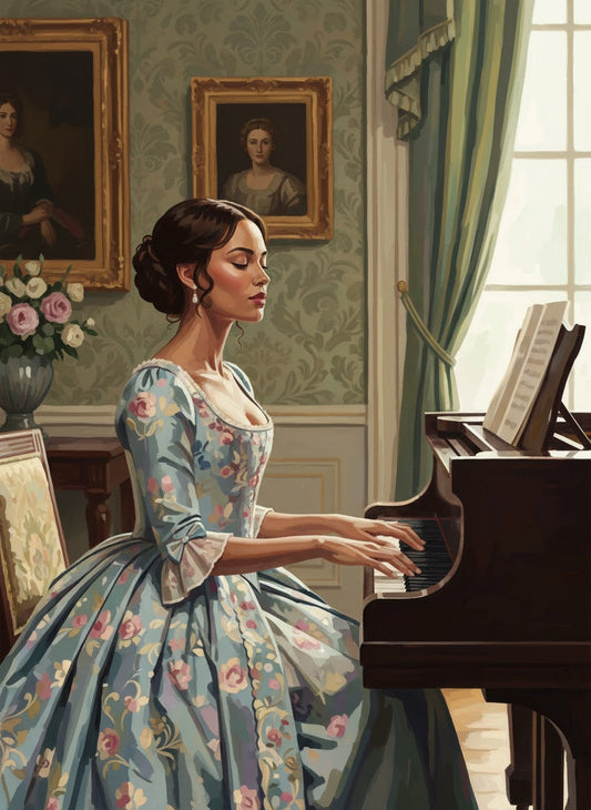 Melody in Bloom (Board Canvas)