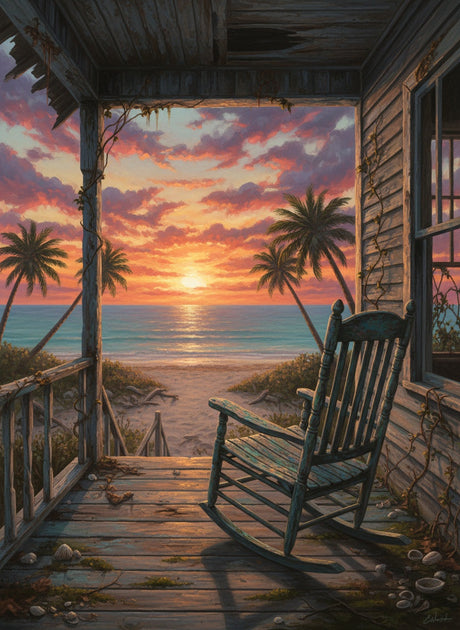 Sunset Porch (Board Canvas) Paint by Numbers kit