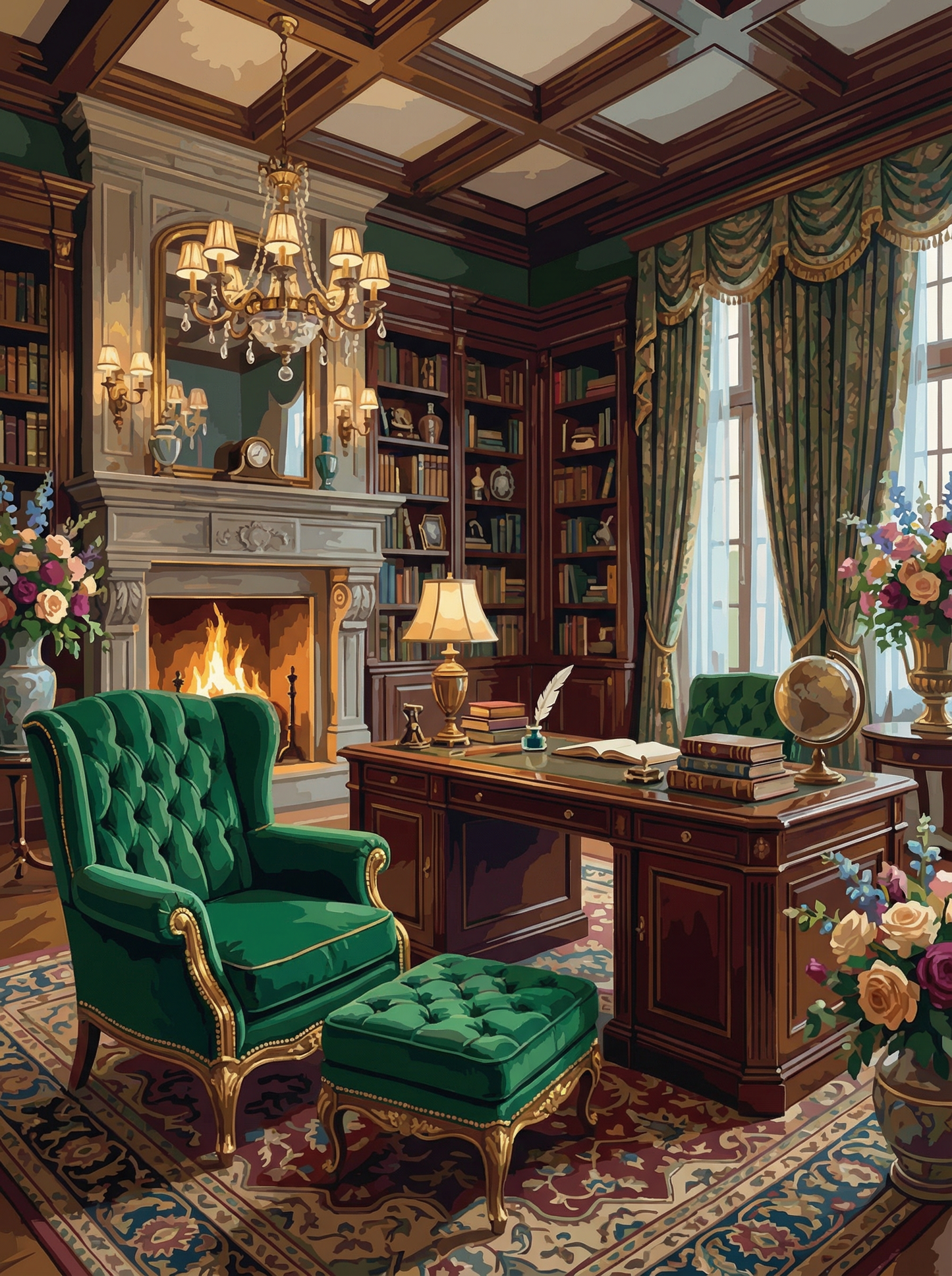 Imperial Dining Grandeur Paint by Numbers kit