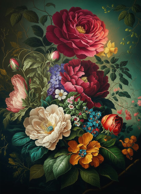 Floral Opus (Diamond Painting) Diamond Painting kit