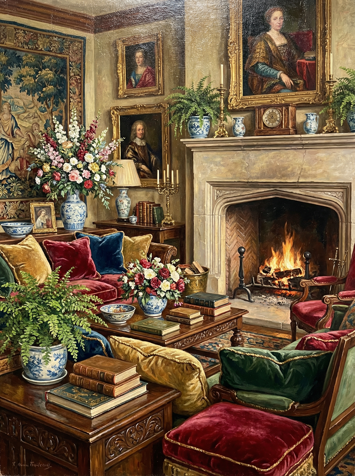 Grand Estate Gathering (Diamond Painting) Diamond Painting kit