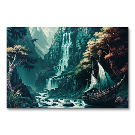 Twilight Whispers (Board Canvas) Ships Paint by Numbers kit