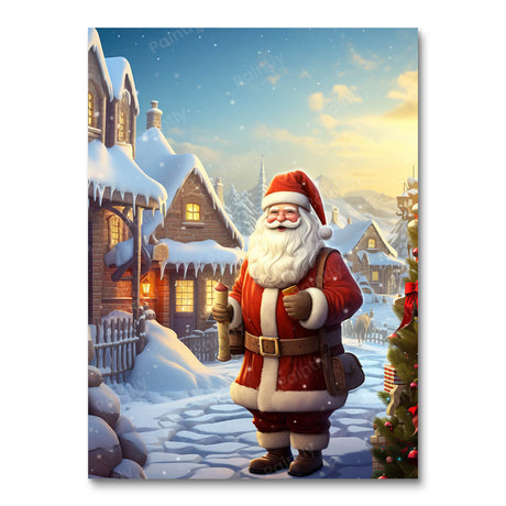 Santa's Village People Paint by Numbers kit