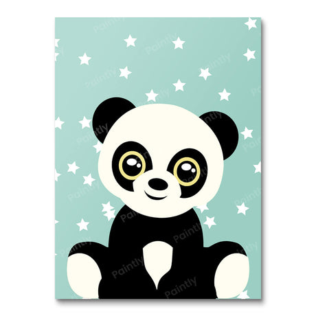 Happy Panda Paint by Numbers kit