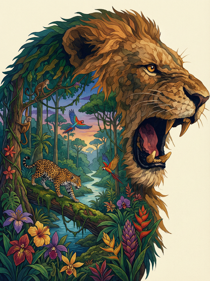 Jungle King Lion
